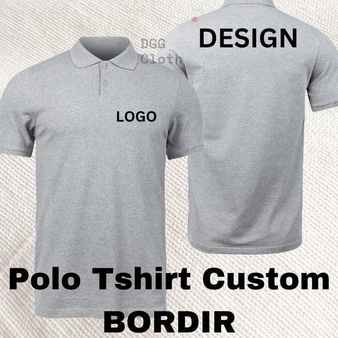Kaos Polo Custom Bordir - Tshirt Polo Custom Bordir Perusahaan Kantor