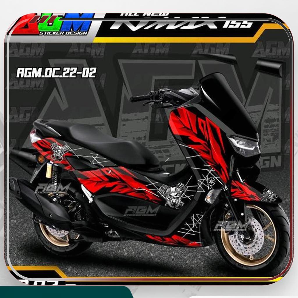 Decal Sticker Nmax 155 All New Full Body/Stiker Decal Nmax- Aksesoris Nmax Sticker Cutting Agm_008 M