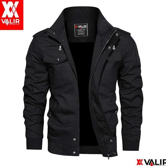 Termurah / Hot Sale Lub Valir Edmund - Jaket Pria Bomber Model Militer Terbaru Tran Acket
