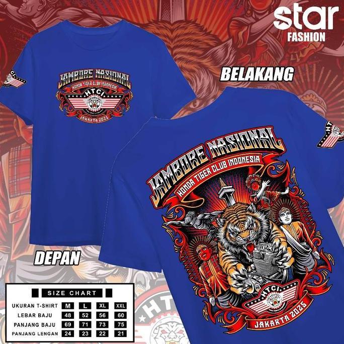 KAOS JAMNAS HONDA TIGER CLUB INDONESIA || JAMNAS HTCI JAKARTA 2025
