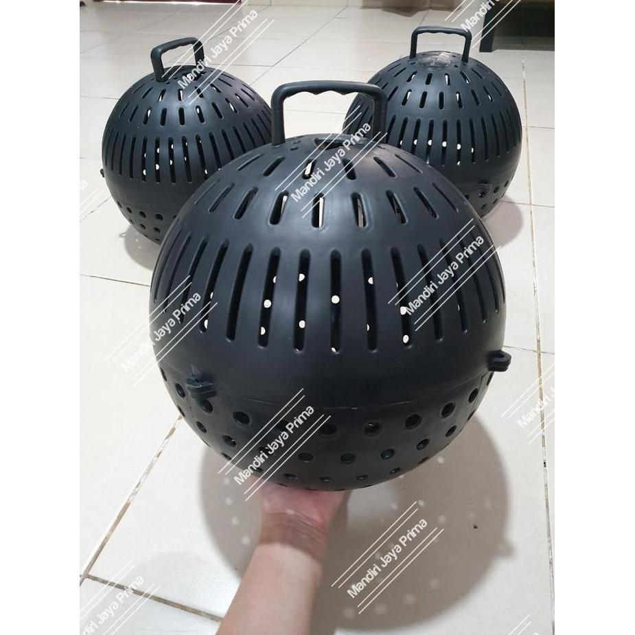 Crabball / Crab Ball / Sangkar Kepiting / Kurungan Kepiting Bakau / Kotak Kepiting Soka / Kontainer 