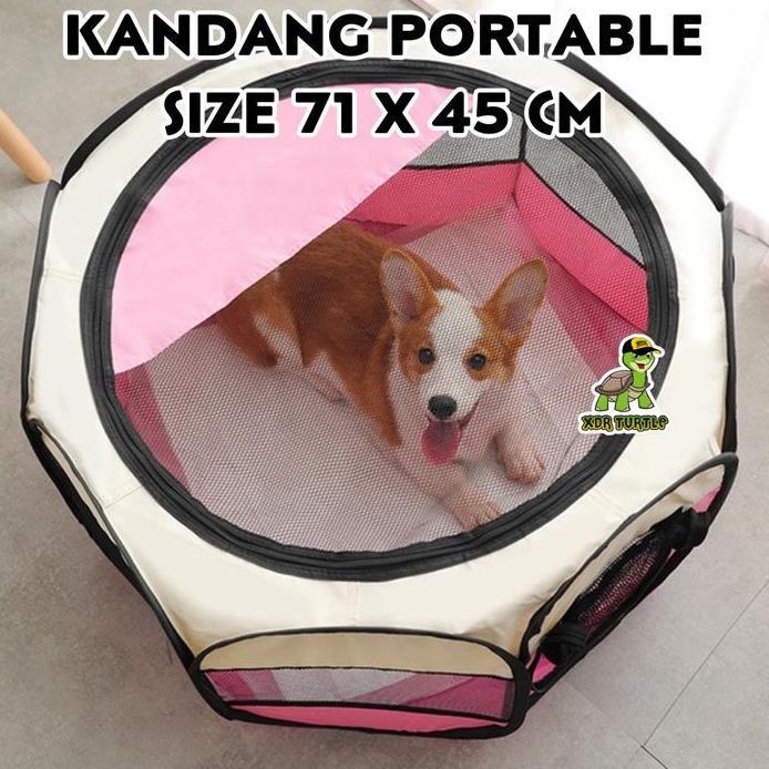 KANDANG PORTABLE LIPAT ANJING KUCING MONYET IGUANNA GUNEA PIG KELINCI