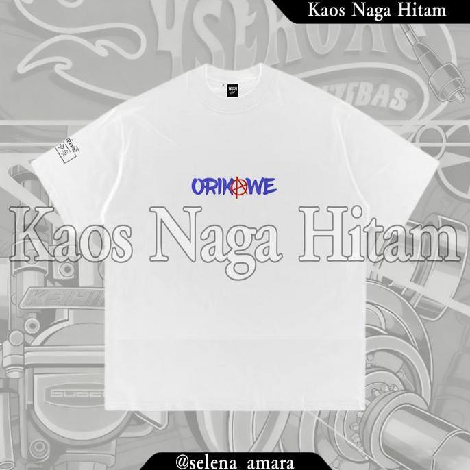 DV131 - Kaos Oversize Print Tulisan Jawa Unik Gaya Streetwear Simple tapi Berani untuk Daily OutfitN