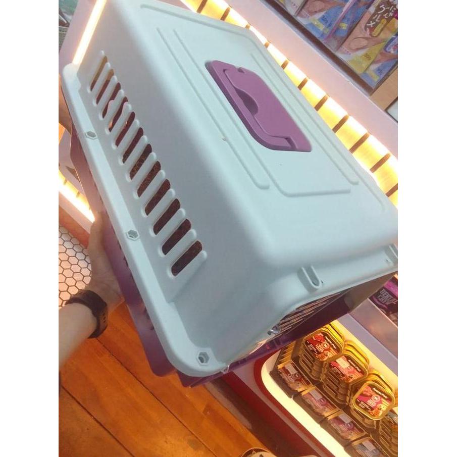 Pet Cargo small plastik carrier Pet Cargo Kucing/Kelinci anjing