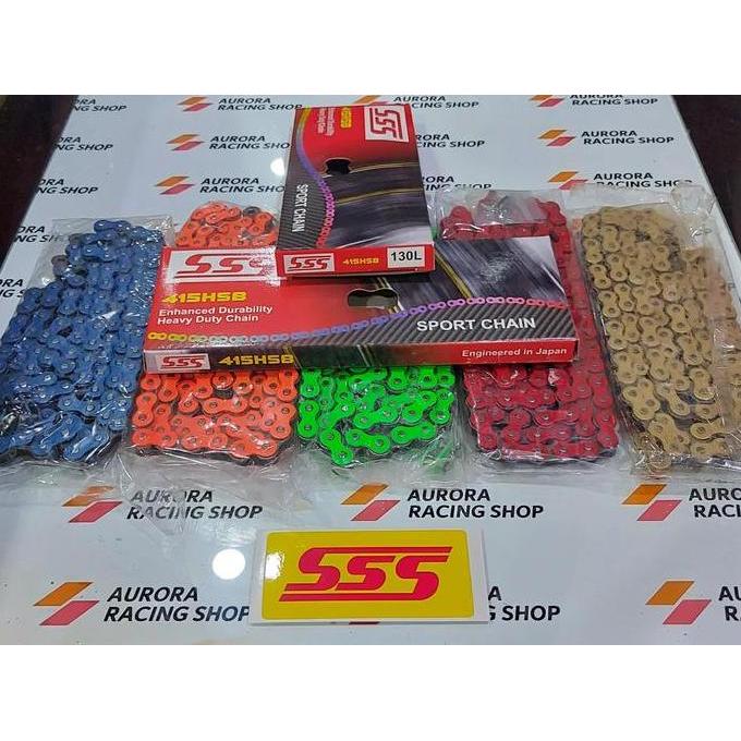Gear Set SSS 415 Ninja 150 R - RR & Rantai SSS 415 HSB Colour Series