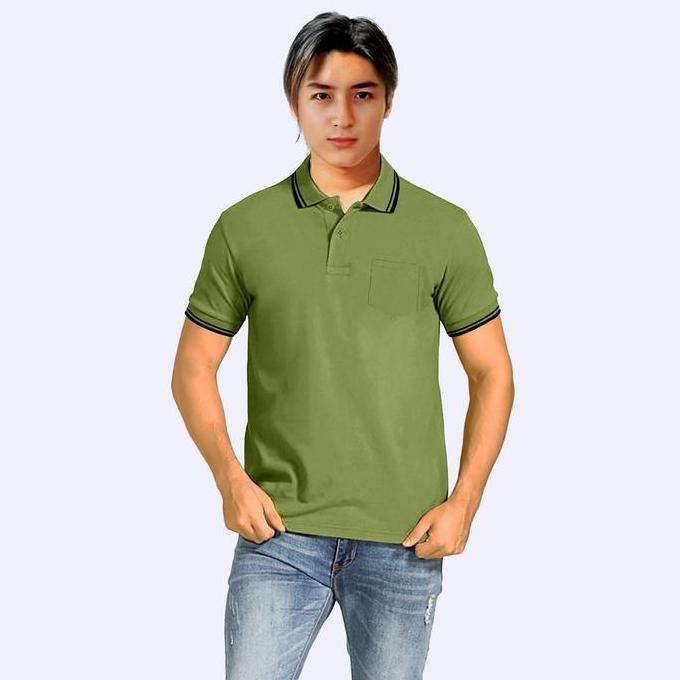 DV244 - GPS | Polo Shirt SAKU | Kaos Polo Polos Kerah LIS Trendy
