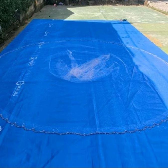 Jala Lempar 4,5 meter jala ikan jala udang jala sungai bahan senar 028 pemberat timah siap pakai DIN