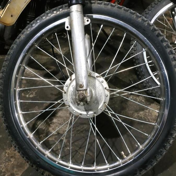 Yamaha DT Spoke Ruji roda tromol depan belakang DT100 velg ring21 18