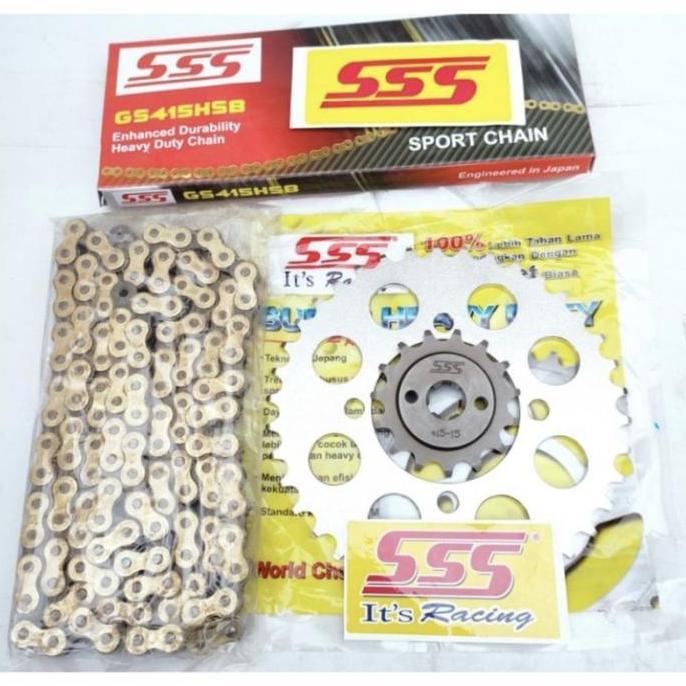 Gir Gear Set Gearset Sss 415 Satria Fu 150 Barong Fu New Full SSS