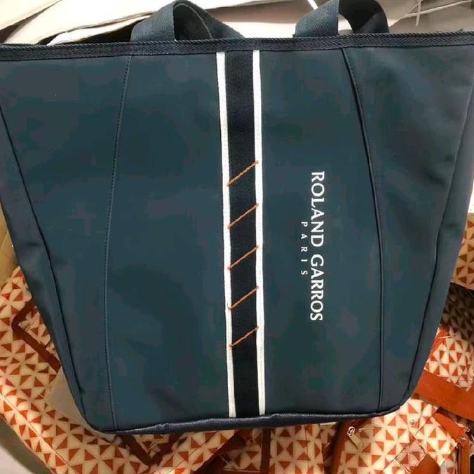 TERLARIS ROLAND GARROS TAS TOTE TENNIS NAVY TAS TENTENG  WILSON RACKET BAG TAS RAKET TENIS PADEL ROL