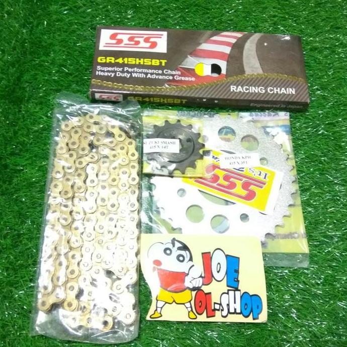 gear gir set sss 415 karisma supra x 125 revo blade
