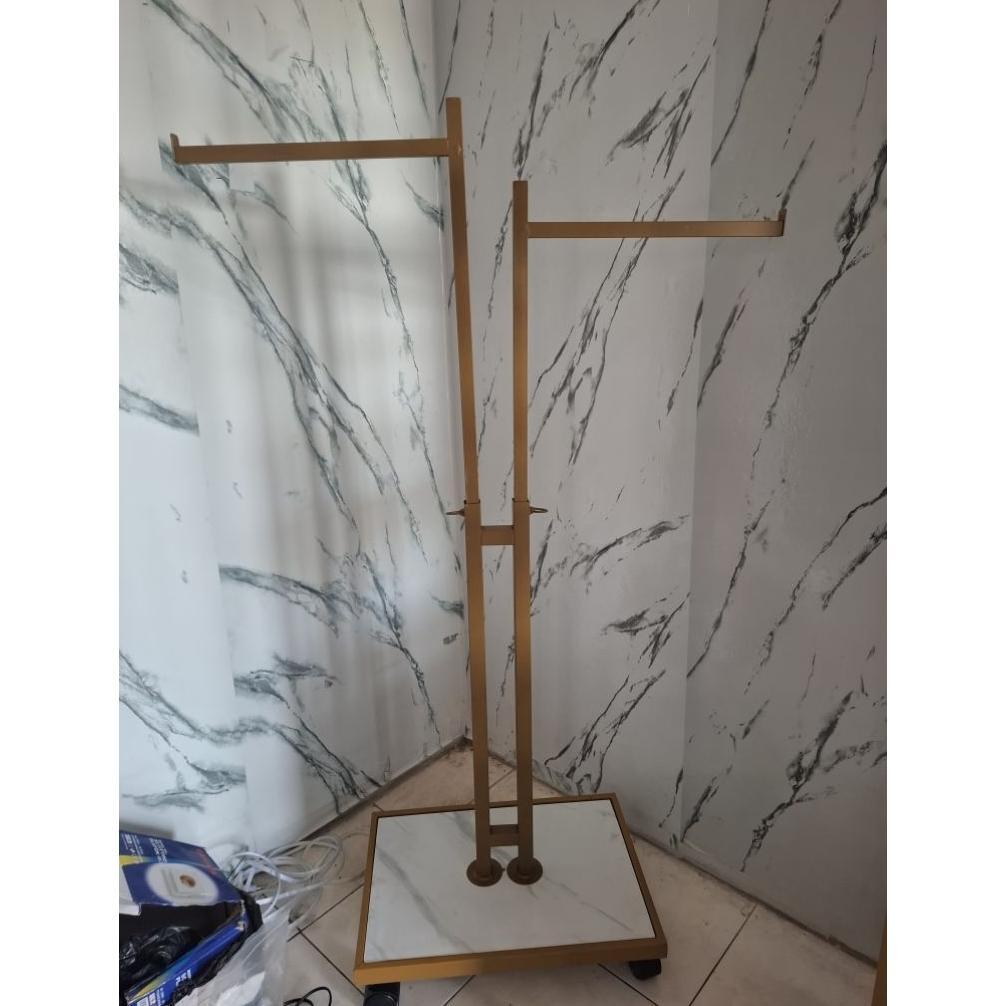 gawang 2 arah  kotak+ roda / gawang murah / display gawang 2 arah