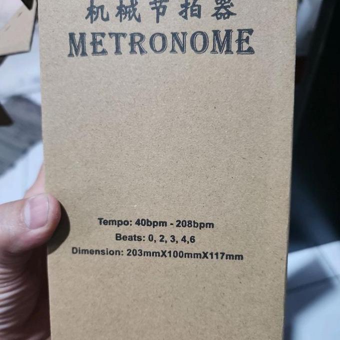 METRONOME MEKANIK metronome gitar piano tanpa baterai metronome analog TA