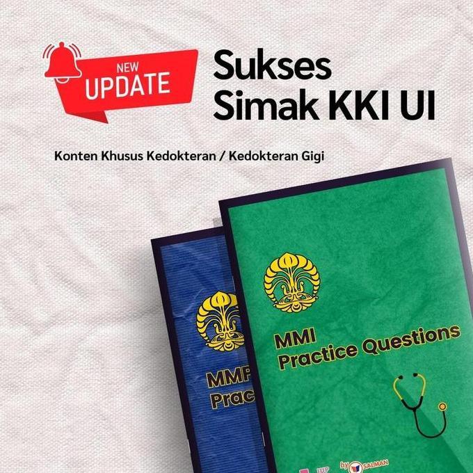 SELLER_PAINDAN - PAKET LATIHAN SOAL KKI UI DAN PREDIKSI KONTEN KHUSUS KEDOKTERAN DAN KEDOKTERAN GIGI