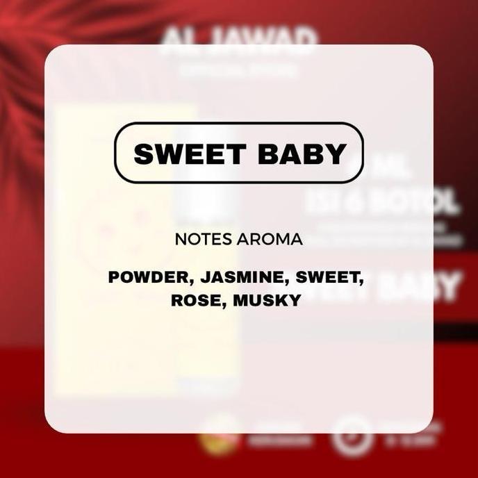 Cod,Bisa- Al Jad - Sweet Baby Aroma Powdery Sweet Musky | Parfum Perfume Minyak Ngi Pria Nita