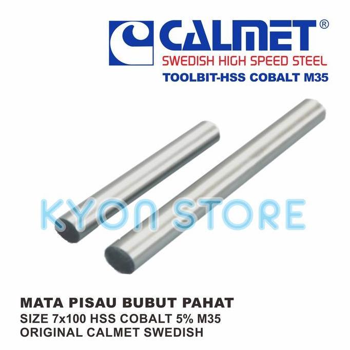 Mata Pisau Bubut Pahat Size 7X100Mm Hss Cobalt5 M35 Calmet Swedish Forsale