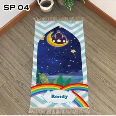 Sajadah anak printing bagus best seller tiktokshop murah berkualitas tebal lembut halus premium aest
