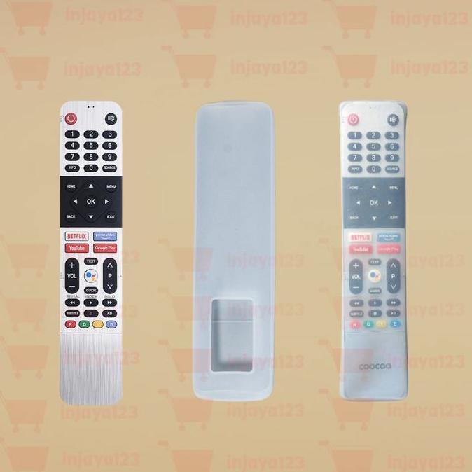 Lansungkirim- Remote Coocaa Smart Tv Cover Silikon Transparan