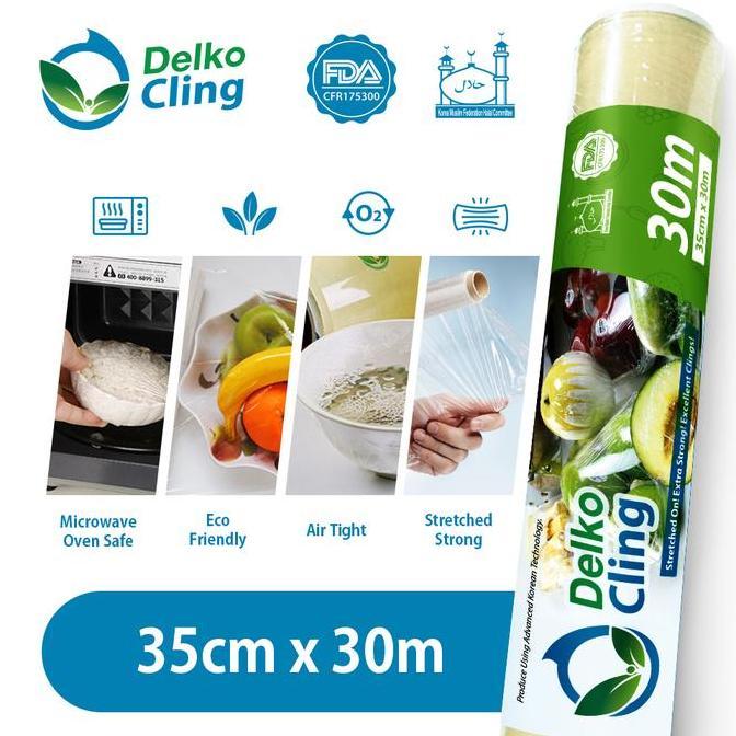 Lansungkirim- Cling Wrap / Plastik Wrapping Makanan Delko Cling