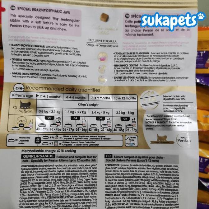 Cod,Bisa- Royal Canin Kitten Persian Makanan Anak Kucing Persia 400Gr