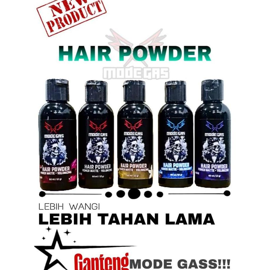 vivatamanul5 - mg 60ml mode gas hair powder all varian hair styling volumizing pomade bubuk pria dan
