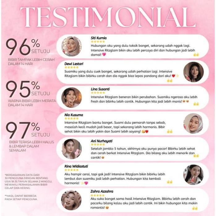 Webyzoraa - [HALAL & BPOM] RITZGLAM Lip Serum I Bibir Lembap,  Pink Natural, No Sulam with Vitamin E