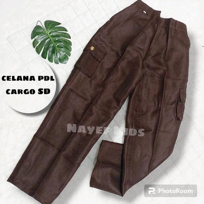 Zzxx- Celana Pramuka Pdl Cargo Sd 6 Saku Seragam Sekolah Celana Pramuka Sd Celana Lapangan Panjang H
