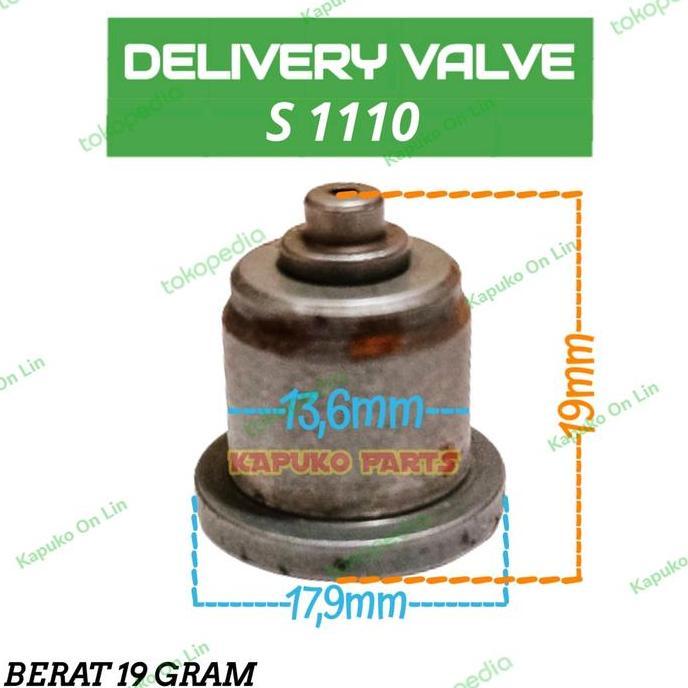 S 1110 DELIVERY VALVE 20PK UNTUK MESIN DIESEL DONGFENG BEST QUALITY