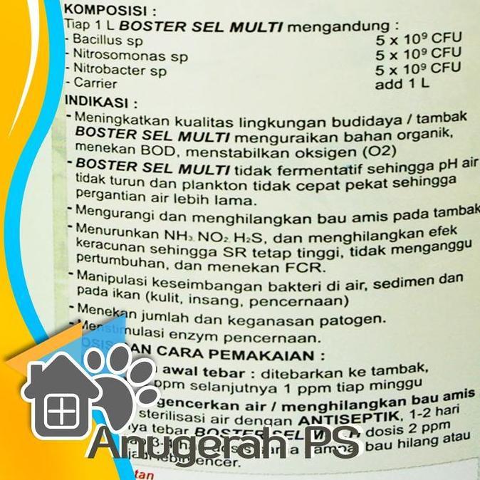Duniaikanqita- Probiotik Ikan Boster Sel Multi 1 Liter