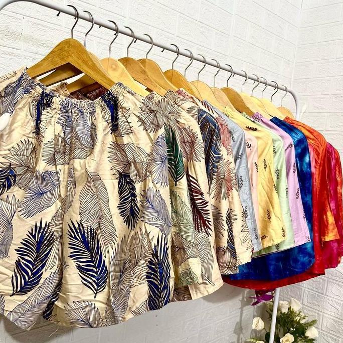 STYLE FASHION PAKET CELANA JUMBO BB MAX 100KG ADA Kantong|CELANA RAYON Kantong Nyaman Motif  Pendek 