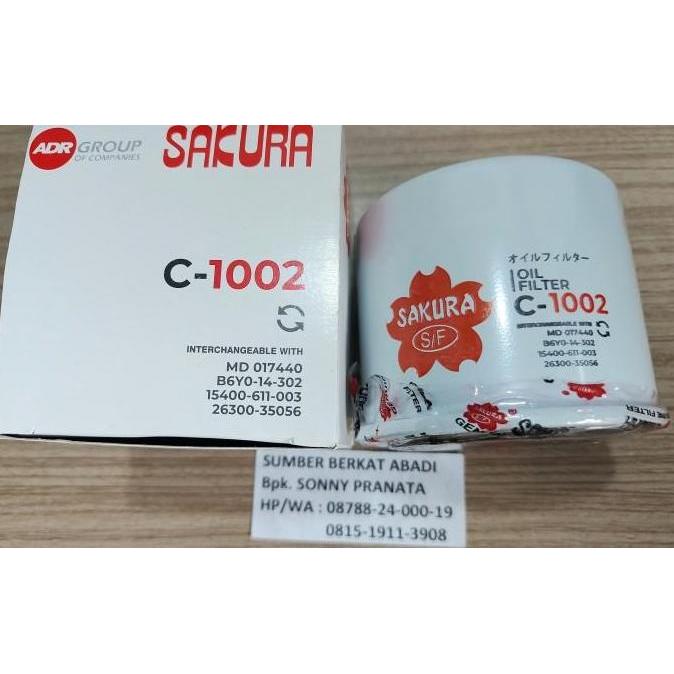 SAKURA C-1002 C 1002 C1002 OIL FILTER KHUSUS