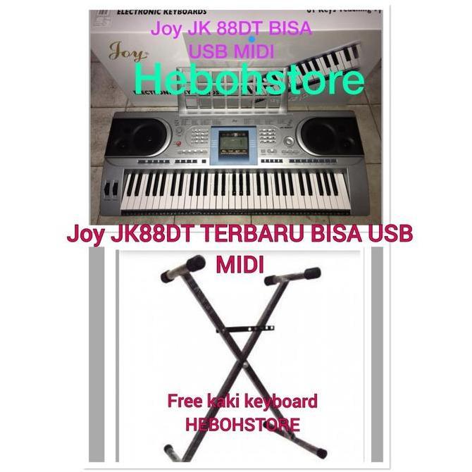 desi_wdd - keyboard piano joy jk 88dt jk-88dt usb midi flashdisk +kaki keyboard