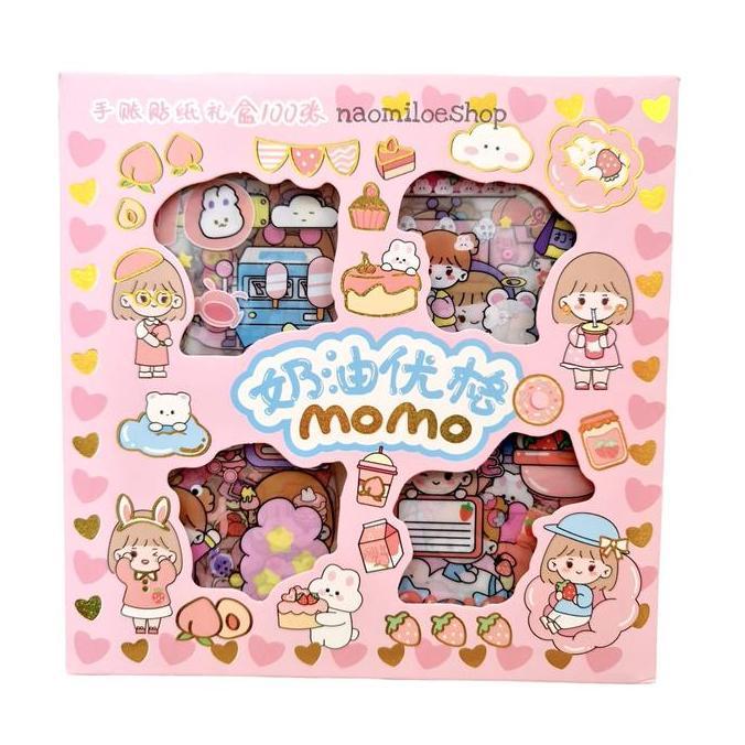 Terjaminmutu- Stiker Momo Sticker Pack Momo Stiker Aesthetic Lucu