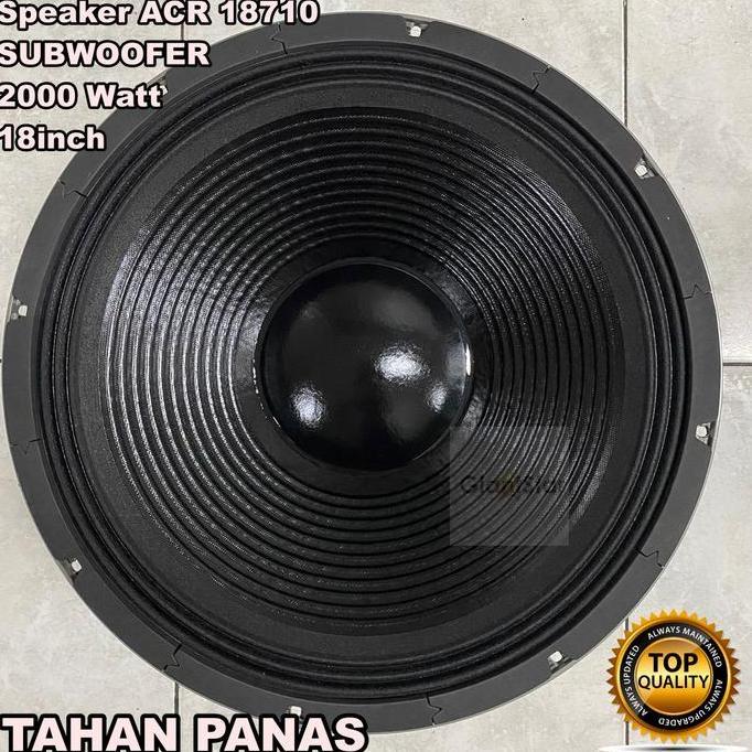 Promo Speaker Subwoofer Acr Deluxe 18 Inch 18710 Dlx Subwoofer 18Inch 18In 2000 Watt Tahan Panas