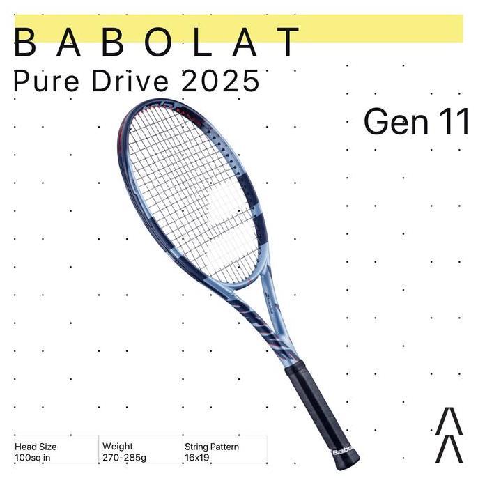 TERLARIS BABOLAT PURE DRIVE GEN 11/98/107/TEAM/LITE 2025 RAKET TENIS