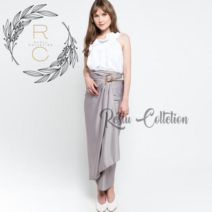 BEST SELLER  Rok Lilit Polos Bawahan Kebaya Wisuda Wanita Bahan Satin Valvet Premium  Mewah Pesta Ke