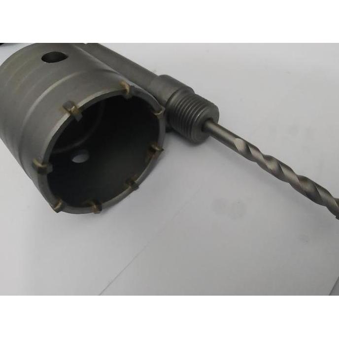SET Hole Saw Beton 65 mm As Bor SDS Plus 160 mm Holow Holle Core Drill