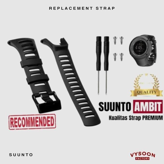 Tali Karet Strap Rubber Suunto Ambit / Suunto Ambit 2 / Suunto Ambit 3