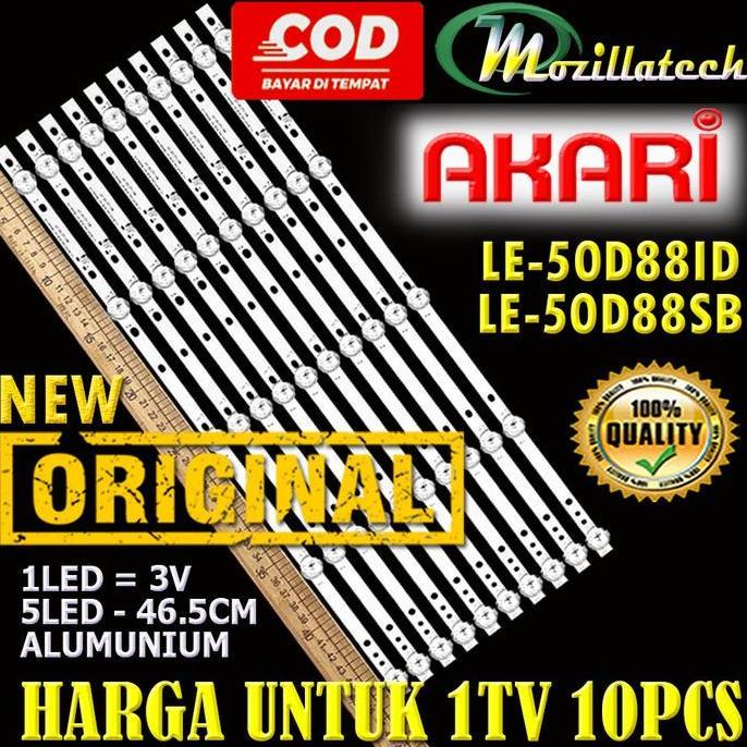TERLARIS BACKLHT TV LED AKARI 50 LE-50D88 LE-50D88ID LE-50D88SB 50D88 50D88ID 50D88SB LE50D88 LE50D8
