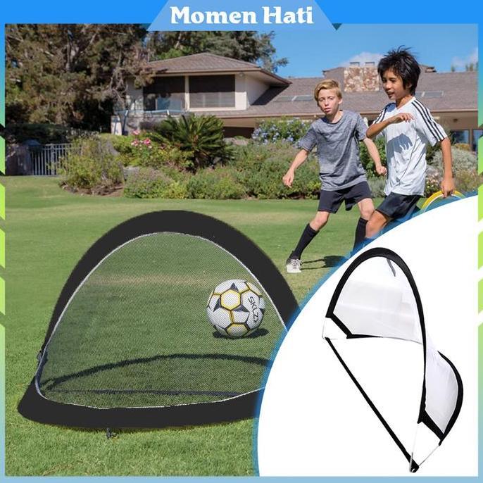 HYAKABA Mainan Gawang Sepak Bola Lipat Portable Anak Untuk Latihan Bola Sepak PROTOK