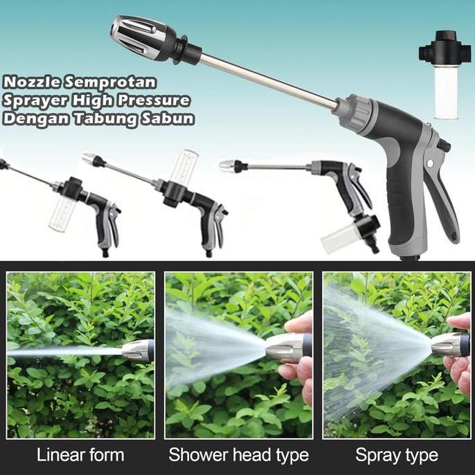 JAOPMAM Kepala Semprotan Nozzle Sprayer Salju Cuci Mobil Motor Tanaman -  Jet Spray Hemat Air Sempro