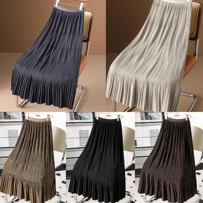 HEMAT LUAR BIASA Rok Panjang Bertingkat / Rok Panjang Canda / Maxi Skirt Import Wanita Motif Dewasa 