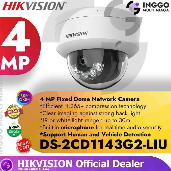 TERLARIS IP CAMERA HIKVISION DS-2CD1143G0E-I 4MP