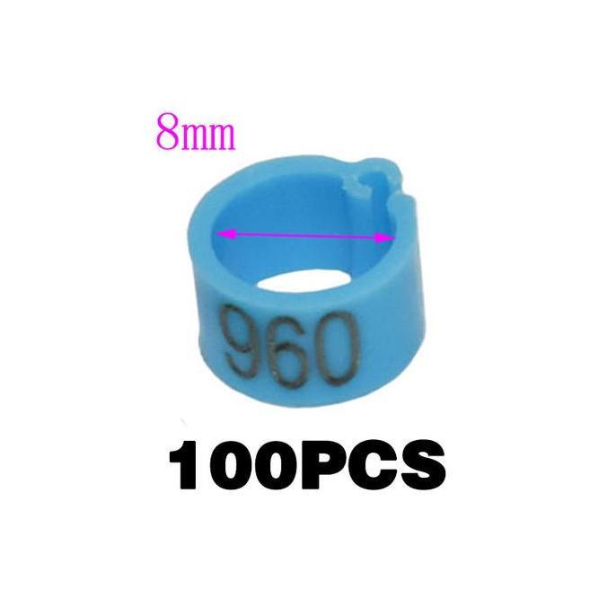 ZHURATMI 100Pcs Ring Klip Burung Merpati / Ring Merpati Plastik / Ring Clip Merpati PROTOK