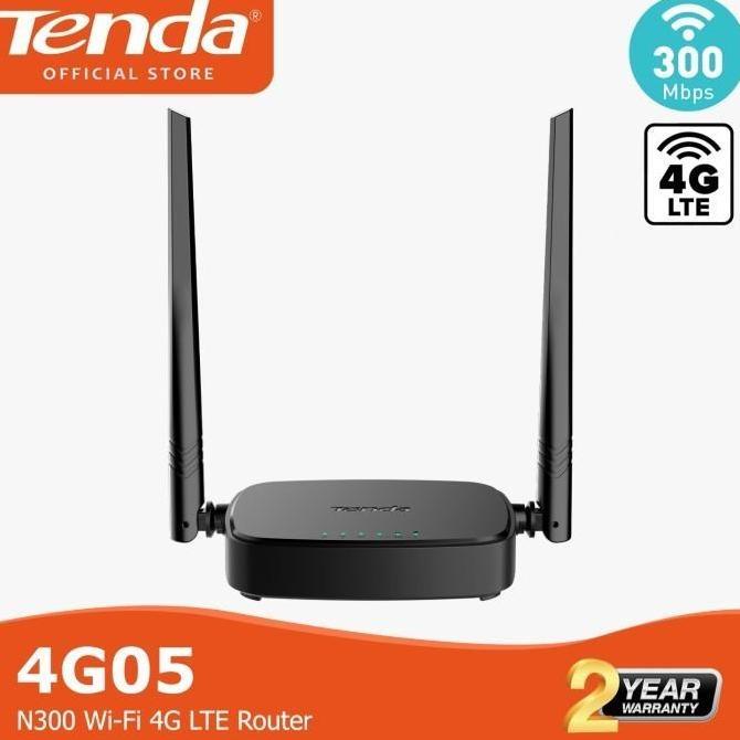 Tenda 4G05 Router Wireless 4G LTE WiFi 300Mbps 2 Antena Support Sim Card All GSM T