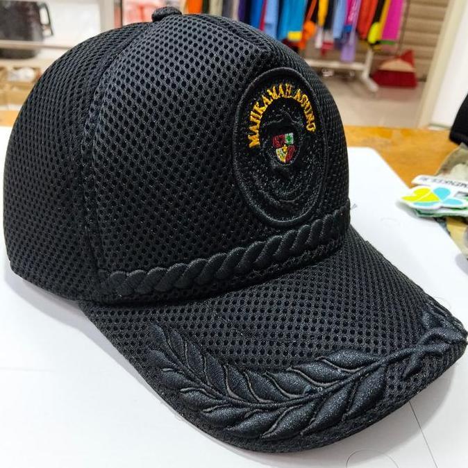 Topi Pria Topi Jaring Mahkamah Agung Full Hitam