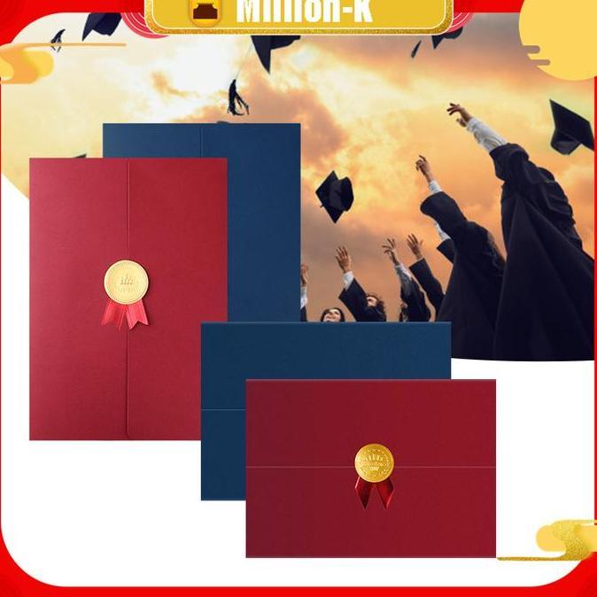 ICHENGO Cover Map Untuk Ertifikat Ijazah Album Foto Holder A4 PROTOK
