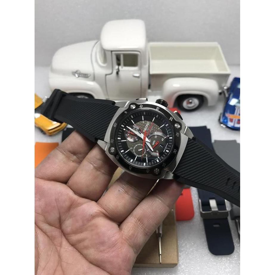 Strap tali rubber jam tangan seiko sportura F1 honda racing 22mm