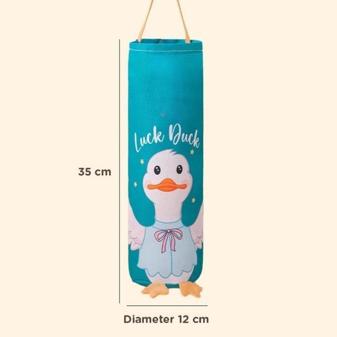 GHIFLY Tas Organizer Penyimpanan Plastik Sampah/Storage Tas Gantung Organizer/Keranjang Rak Dispense