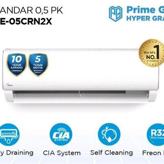 Terlaris Indoor Ac Midea 1/2Pk Indoor Only Pengganti Ac Yang Rusak